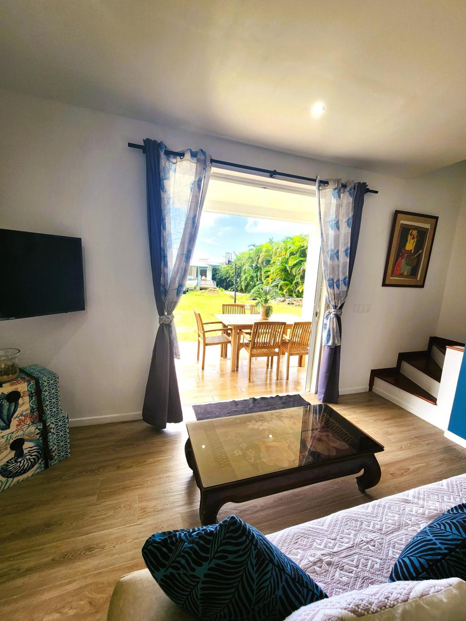 Duplex En Bord De Mer Fare Tahitea Pension Taputapuapea Kültér fotó