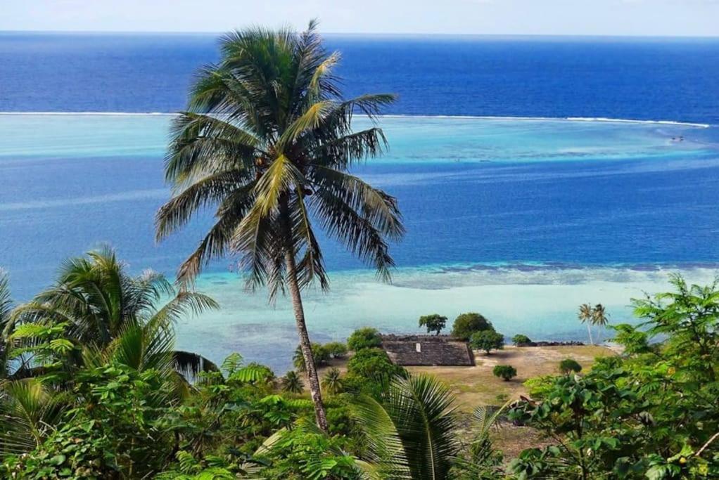 Duplex En Bord De Mer Fare Tahitea Pension Taputapuapea Kültér fotó